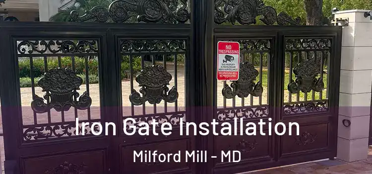 Iron Gate Installation Milford Mill - MD